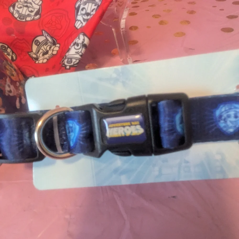 Paw Patrol Pet Collar, Bowl, and Bandana Set